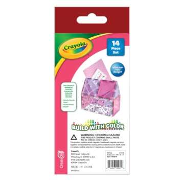 CreateOn Crayola Magnetic Tiles, Building Set for Kids, Magnetic Toy, Travel Toys, Classroom Sensory...