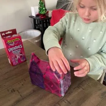 Crayola Magnetic Tiles Set for Creative Fun Ages 3+