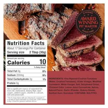 G Hughes Sugar Free Hickory BBQ Sauce - 18 Oz