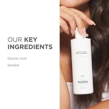 Jan Marini Skin Research Bioglycolic Face Cleanser - Facial Wash for Oily, Dry & Combo Skin - Personal Face Skincare - Skin Cleanser for Beauty & Personal Care - 8 fl oz