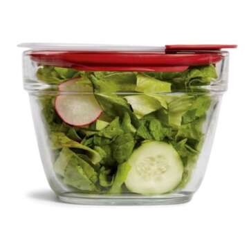 Rubbermaid Glass Food Storage & Meal Prep Containers Set