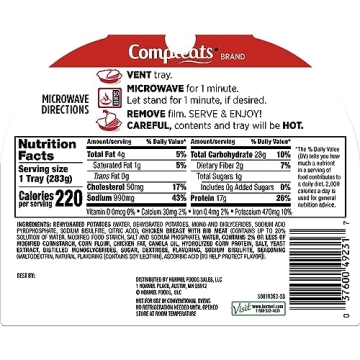 HORMEL COMPLEATS Chicken & Mashed Potatoes - Quick Meal