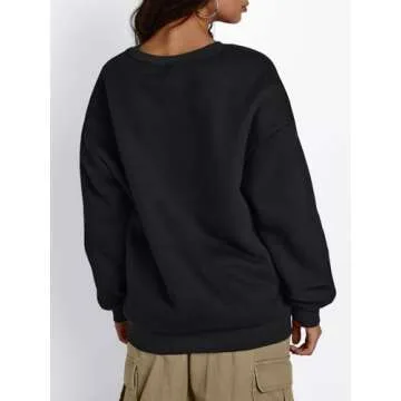 Trendy Queen Women's Fleece Sherpa Lined Sweatshirt