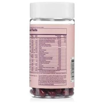 Ella Women's Multi - Daily Multivitamin - Vitamins A, C, E, Selenium, Zinc, Fruit and Super Green Extracts, to Boost Immune Support - Gluten-Free and Vegetarian Vitamins, 60 Capsules
