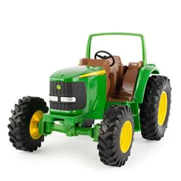 John Deere Sandbox Tough Tractor Toy - 1:16 Scale -11 Inches - Sandbox Toys - Outdoor Toys for Kids ...