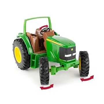 John Deere Sandbox Tough Tractor Toy - 1:16 Scale -11 Inches - Sandbox Toys - Outdoor Toys for Kids 3 Years and Up
