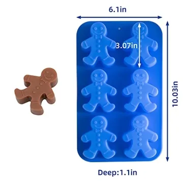 Silicone Christmas Baking Mold Set for Fun Activities