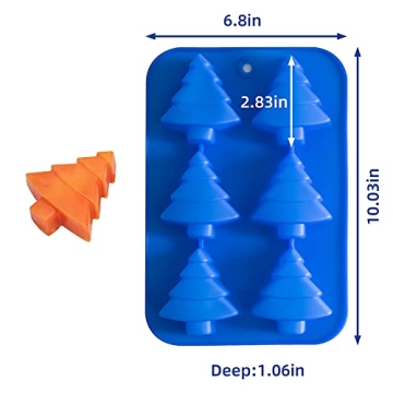 Silicone Christmas Baking Mold Set for Fun Activities