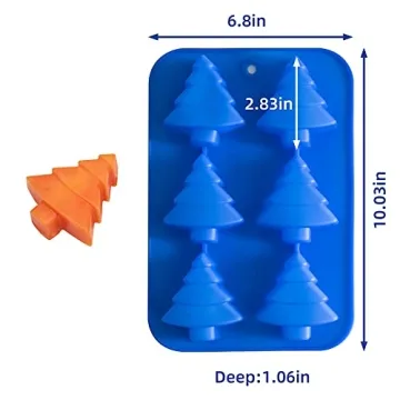 Silicone Christmas Baking Mold Set for Fun Activities