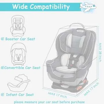 YOREPEK Car Seat Travel Bag - Ultimate Solution for Traveling with Baby