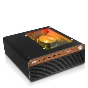 HP Half Dark Gaming PC with Dual Curved Monitors