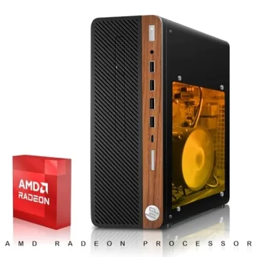 HP Half Dark Gaming PC with Dual Curved Monitors