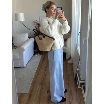 Yimoon Y2K Chunky Knit Cardigan - Fall Essential Stylish Layer