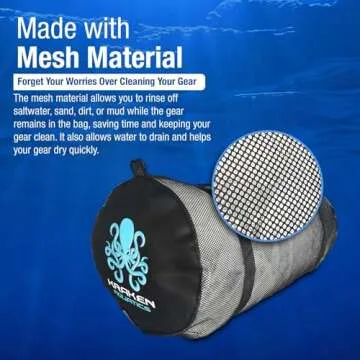 Kraken Aquatics Mesh Duffle Bag | Ultimate Dive Gear Storage Solution