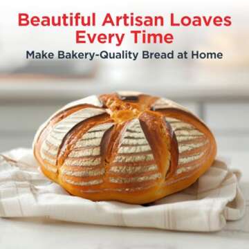 Bread Proofing Basket Set of 2 - Round 9" Sourdough Bread Baking Supplies w/Linen Liner, Scrapers, Scoring Lame, Whisk, Blades Banneton Proofing Baskets - Sourdough Starter Kit for Beginners