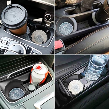 Stylish AD Car Coasters Set of 6 for Clean Vehicles