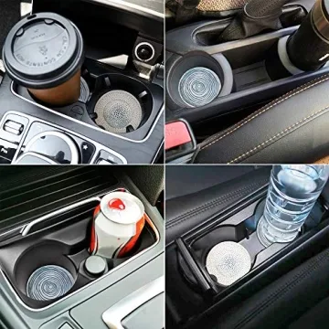 Stylish AD Car Coasters Set of 6 for Clean Vehicles