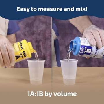 Smooth-Cast™ 65D Semi-Rigid Urethane Casting Resin, Trial Size Unit