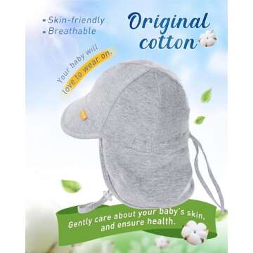 FURTALK Baby Sun Hat UPF 50+ Protection for Kids