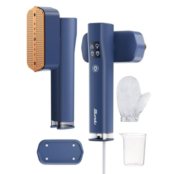 Steamer for Clothes,Sundu Portable Travel Steamer＆Iron 2 In 1,15s Fast Heat-up,100ml Water Tank,St...