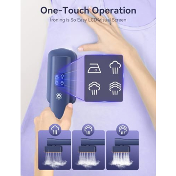 Steamer for Clothes,Sundu Portable Travel Steamer＆Iron 2 In 1,15s Fast Heat-up,100ml Water Tank,Steamer Ironing Gloves,20 Minutes of Continuous Ironing Garment Steamer for Travel and Home