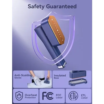 Steamer for Clothes,Sundu Portable Travel Steamer＆Iron 2 In 1,15s Fast Heat-up,100ml Water Tank,Steamer Ironing Gloves,20 Minutes of Continuous Ironing Garment Steamer for Travel and Home