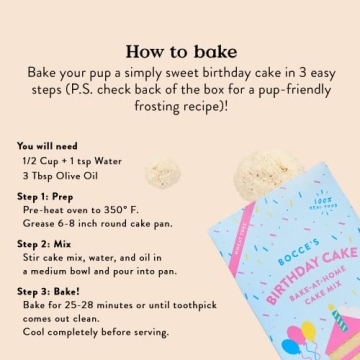 Bocce’s All-Natural Birthday Cake Mix for Dogs