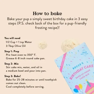 Bocce’s All-Natural Birthday Cake Mix for Dogs