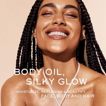 NUXE Shimmer Oil for Radiant Glow Face Body Hair