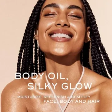 NUXE Shimmer Oil for Radiant Glow Face Body Hair