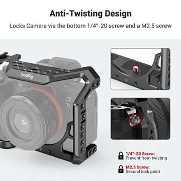 Lightweight SmallRig Camera Cage for Sony Alpha 7S III