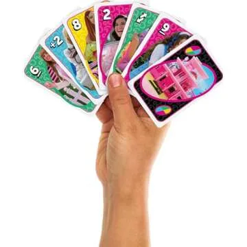 UNO Barbie Edition Card Game for Kids and Adults