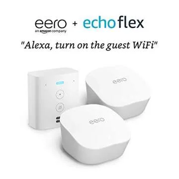 eero mesh WiFi 2-Pack with Echo Flex for Seamless Connectivity