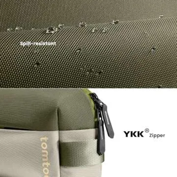 tomtoc Compact EDC Sling Bag, Minimalist Chest Shoulder Backpack Crossbody Bag for Men and Women, Lightweight Everyday Carry Bag for Tactical, Travel, Work, Gym, Sport, Olive Green