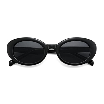 FEISEDY Retro Oval Sunglasses with UV400 Protection