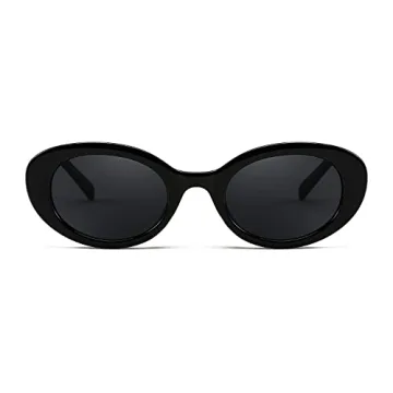 FEISEDY Retro Oval Sunglasses with UV400 Protection