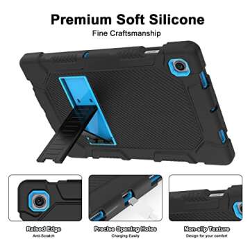 Rantice Galaxy Tab A8 Case with Kickstand, Rugged Protection