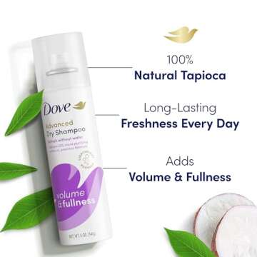 Dove Dry Shampoo Volume & Fullness 5 oz Duo Pack