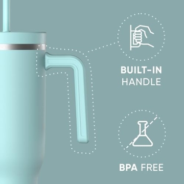 Hydrapeak Voyager 40 Oz Insulated Tumbler Travel Mug