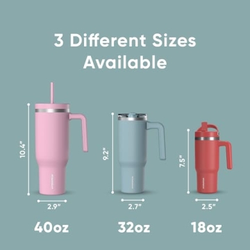 Hydrapeak Voyager 40 Oz Insulated Tumbler Travel Mug