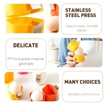 Egg Shell Opener for Effortless Cooking Efficiency