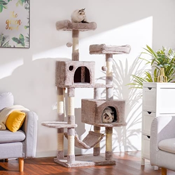 Hey-brother Multi-Level Cat Tree for Happy Cats
