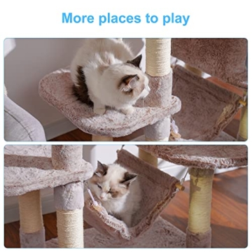 Hey-brother Multi-Level Cat Tree for Happy Cats