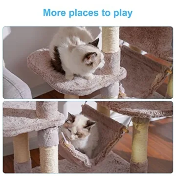 Hey-brother Multi-Level Cat Tree for Happy Cats