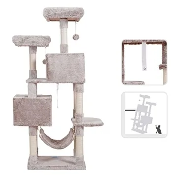 Hey-brother Multi-Level Cat Tree for Happy Cats