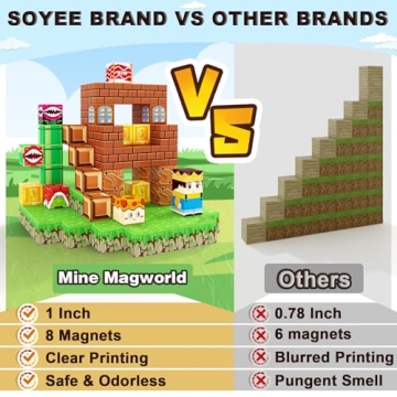 Creative Magnetic Building Toys for Kids 3-12 - Build Mine Set