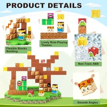 Creative Magnetic Building Toys for Kids 3-12 - Build Mine Set