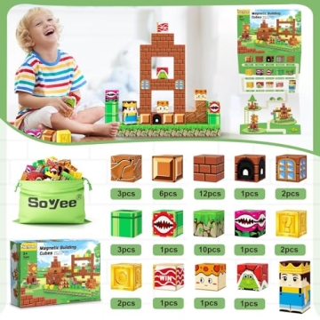 Creative Magnetic Building Toys for Kids 3-12 - Build Mine Set