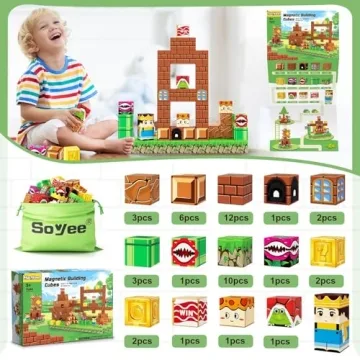 Creative Magnetic Building Toys for Kids 3-12 - Build Mine Set