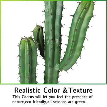 Stunning 36" AntHousePlant Artificial Cactus for Decor